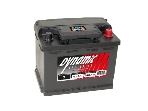 Batterie 62AH 540A