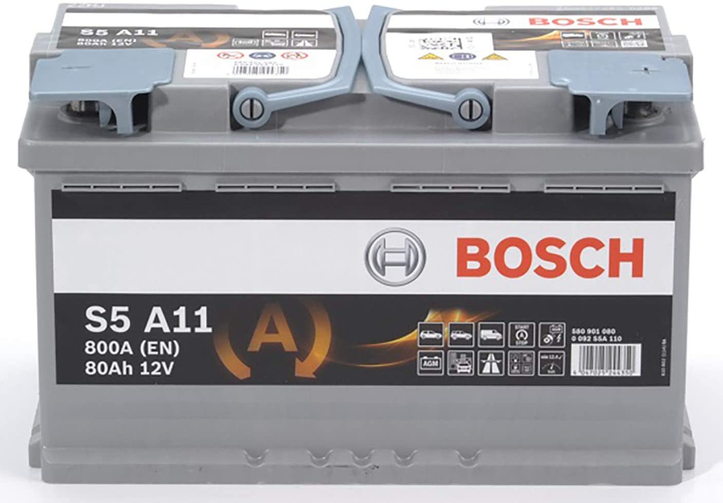 Batterie AGM 80AH BOSCH 0092S5A110 : Centre de lavage CAR WASH et