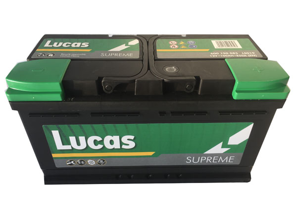 Batterie L5 110Ah 980A 12V LUCAS STEFBL5110 : Centre de lavage CAR WASH et  votre detailing store