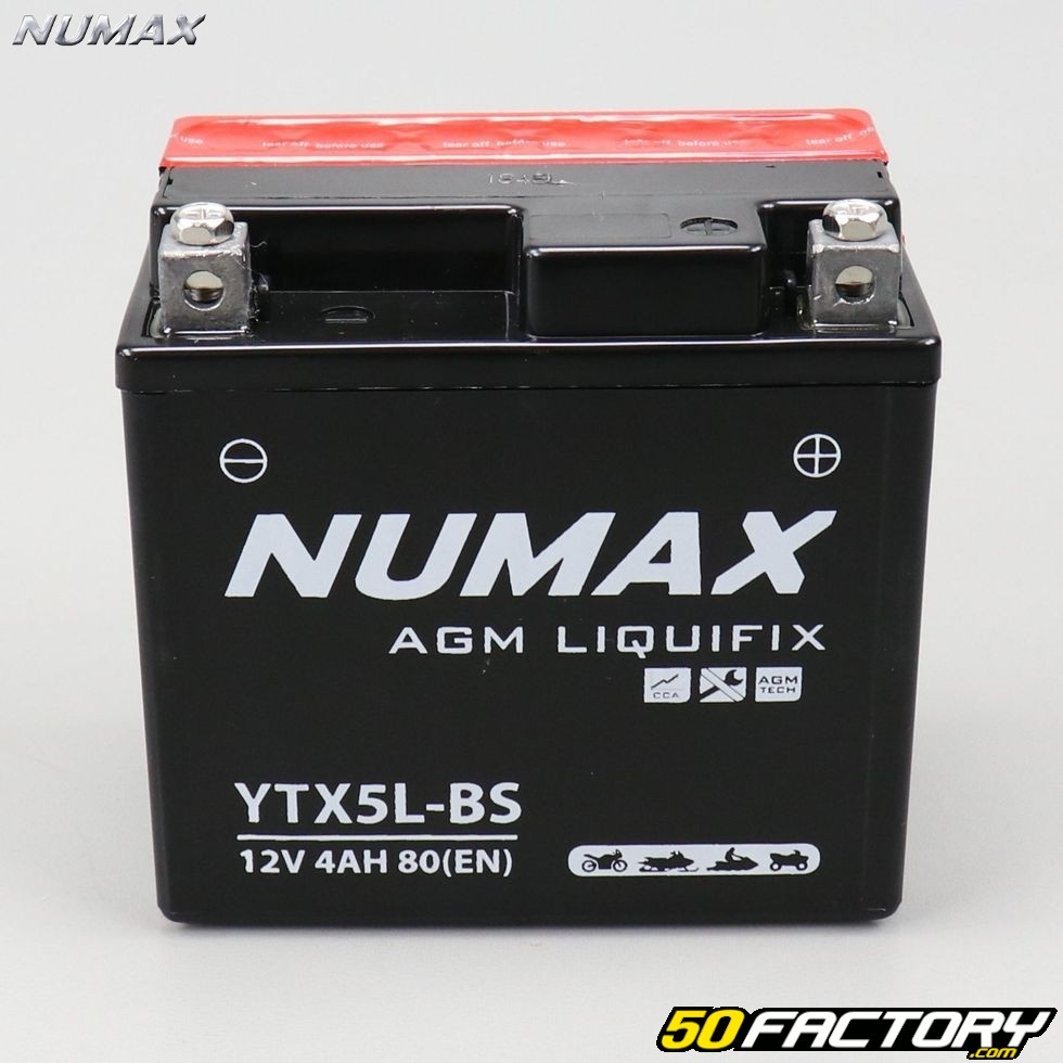 Batterie moto NUMAX 12V 5AH YB5LB NUMAX ZNUYB5LB : Centre de