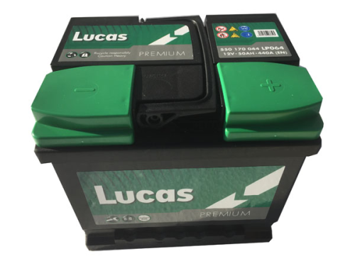 Batterie PREMIUM LUCAS 50AH 440A